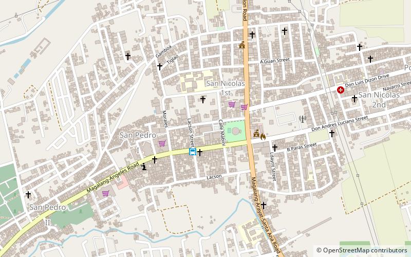 San Bartolome Church location map
