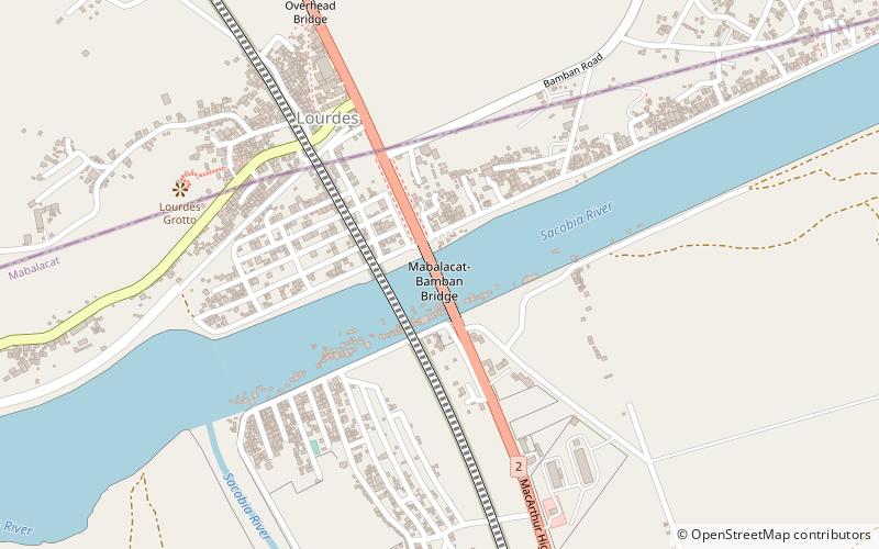 Bamban Bridge location map