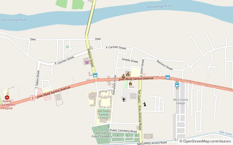 San Isidro location map