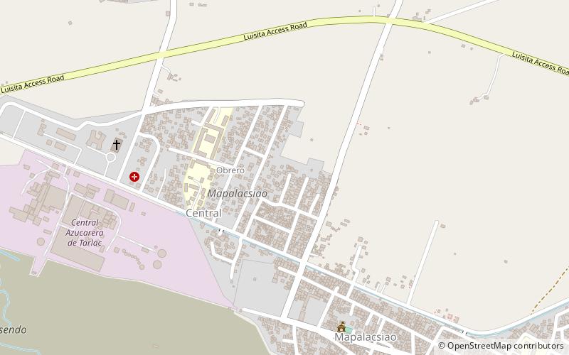 Hacienda Luisita location map