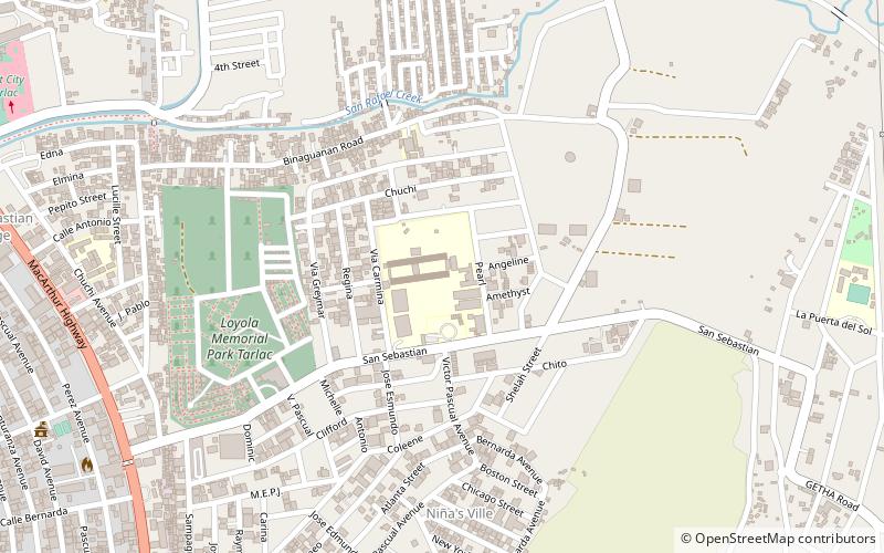 College of the Holy Spirit of Tarlac location map