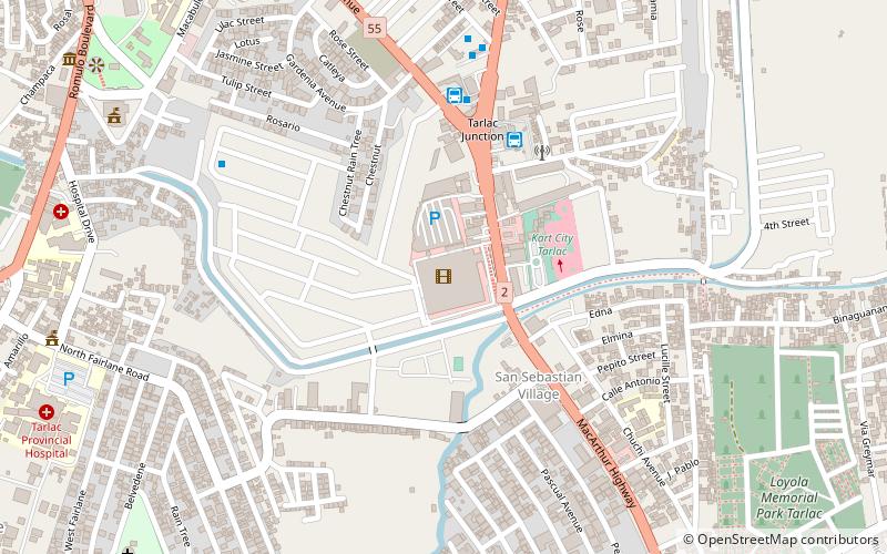 SM City Tarlac location map