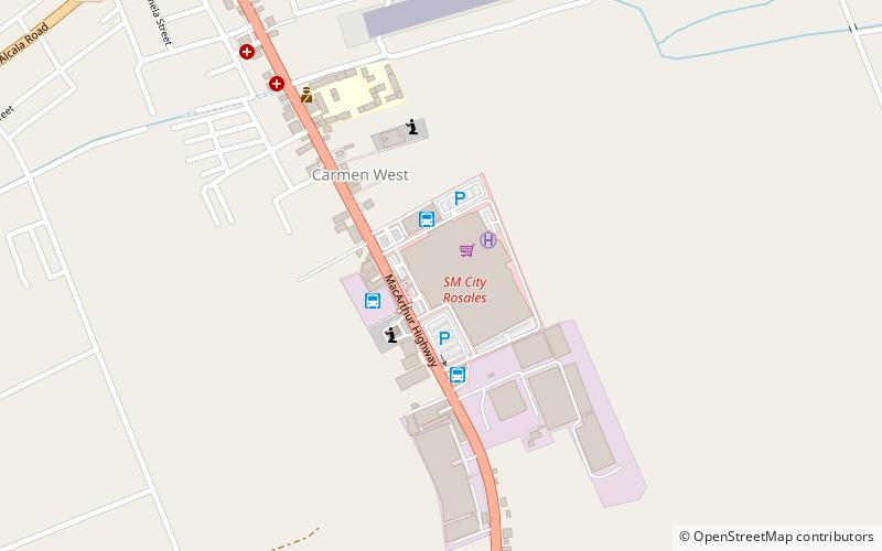 SM City Rosales location map