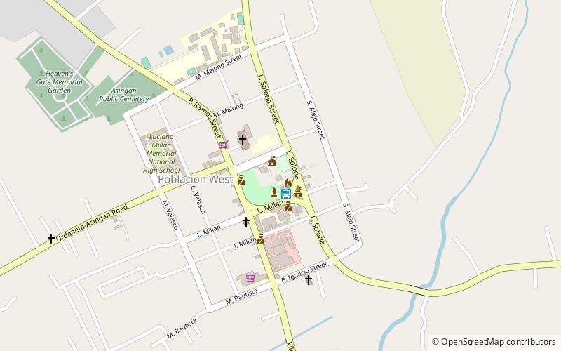 Asingan location map