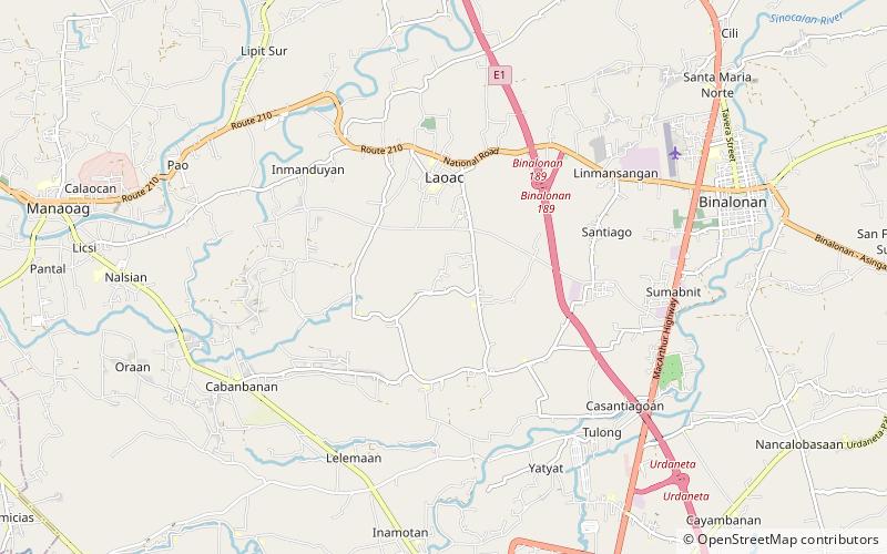 Laoac location map