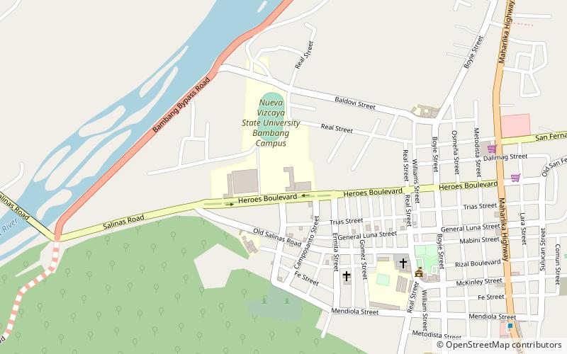 nueva vizcaya state university bambang location map