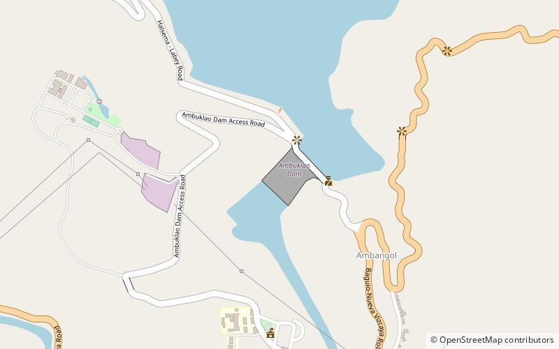 Ambuklao Dam location map