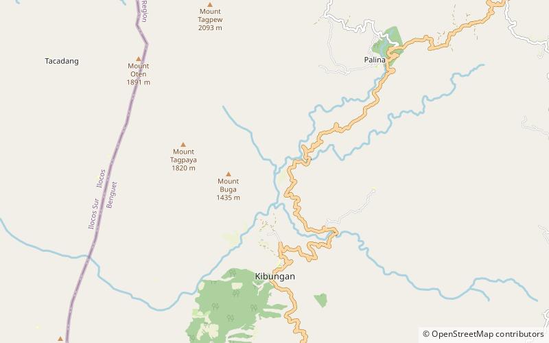 kibungan location map