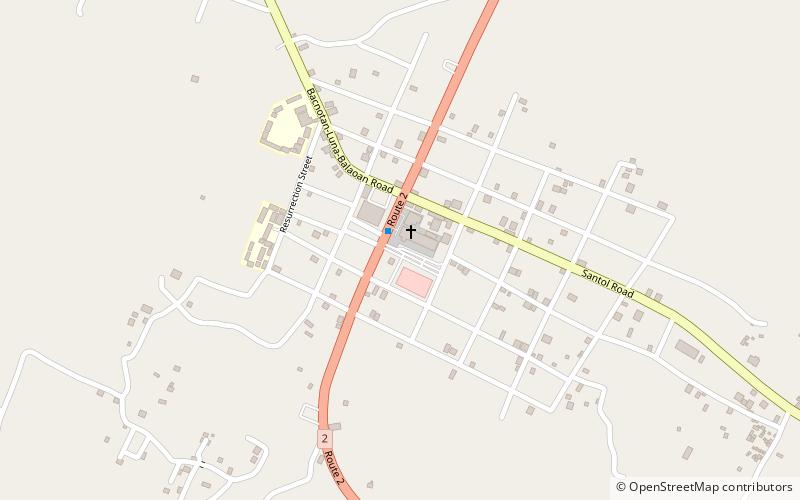 Balaoan Church location map