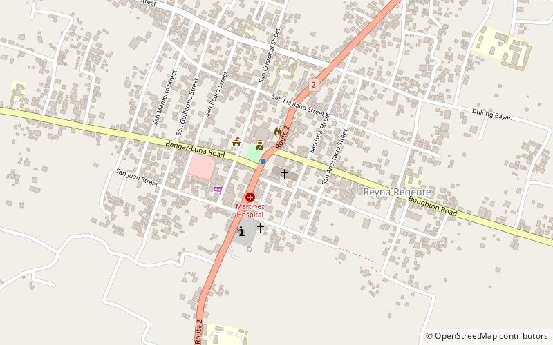 Bangar Church location map