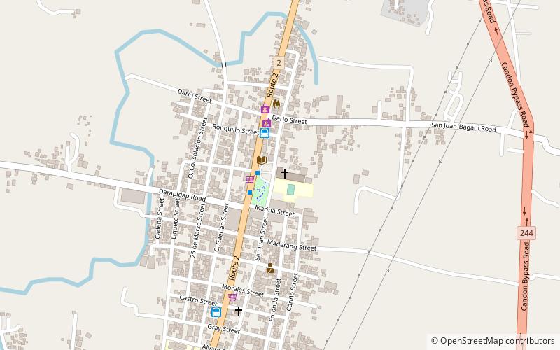 Candon Church location map