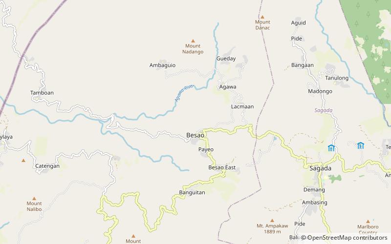 Besao location map