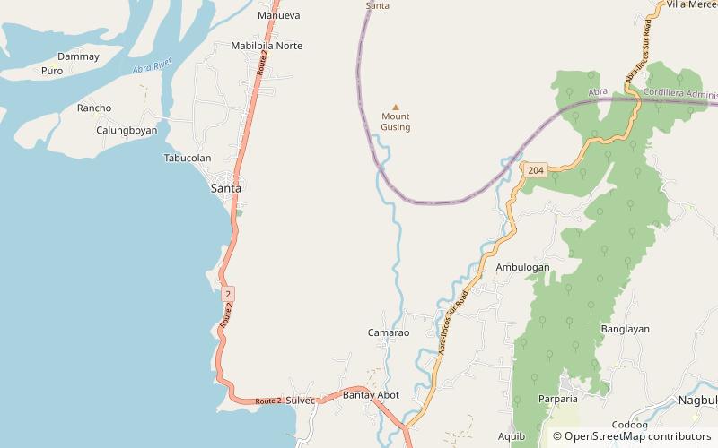Northern-Luzon-Heroes-Hill-Nationalpark location map