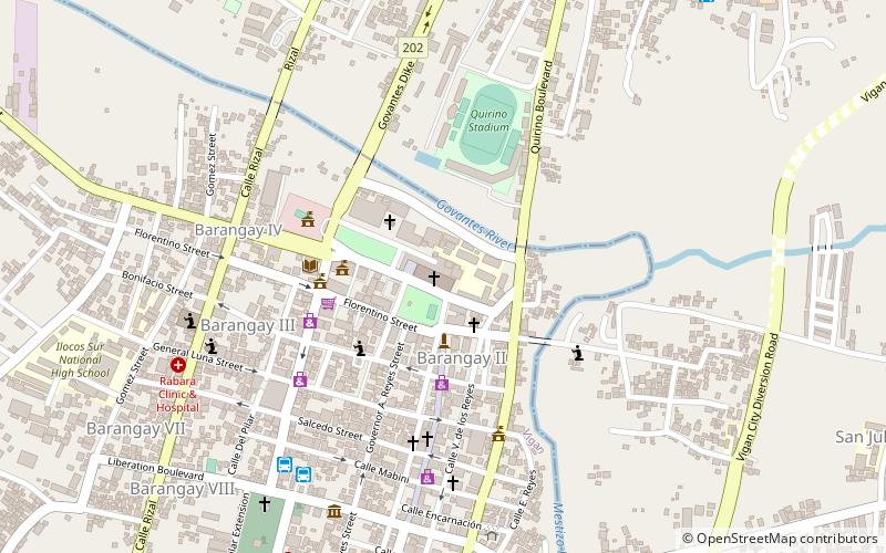 Vigan Cathedral location map