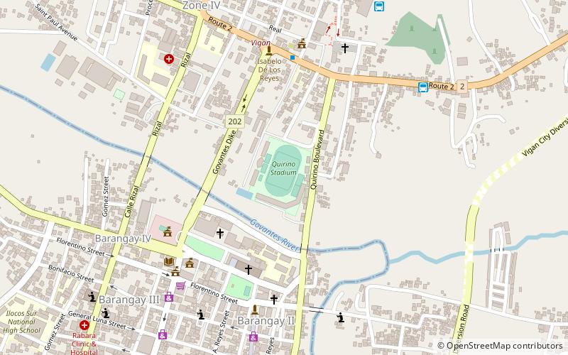 Quirino Stadium location map