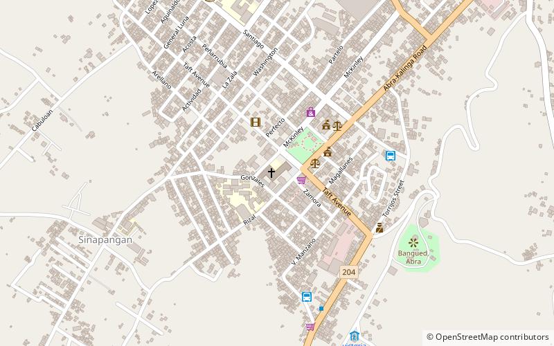 Bangued Cathedral location map