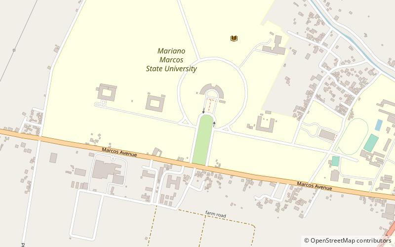 Mariano Marcos State University location map