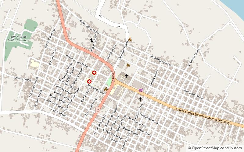 San Nicolas de Tolentino Parish Church location map