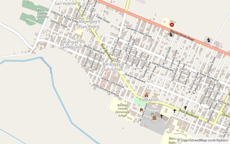 Bacarrá location map