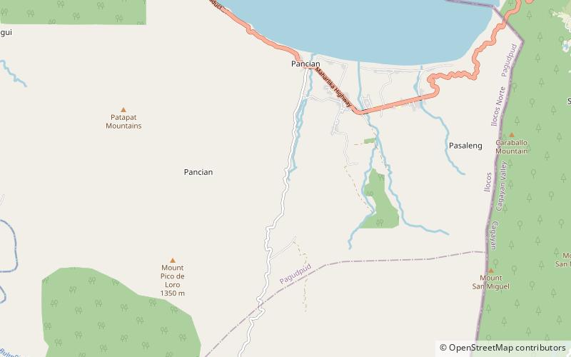Kalbario–Patapat Natural Park location map