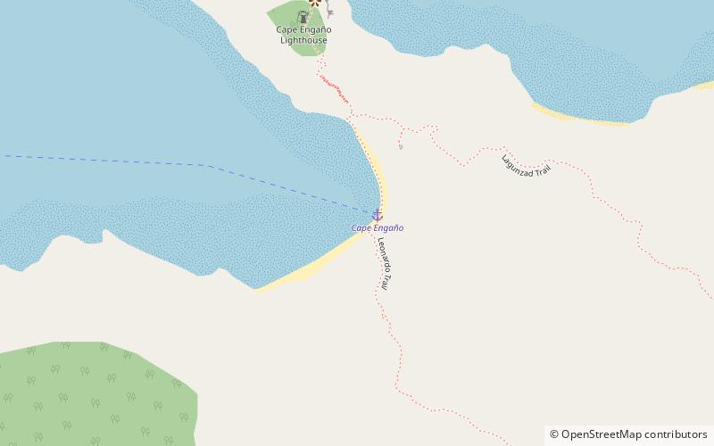 Cabo Engaño location map