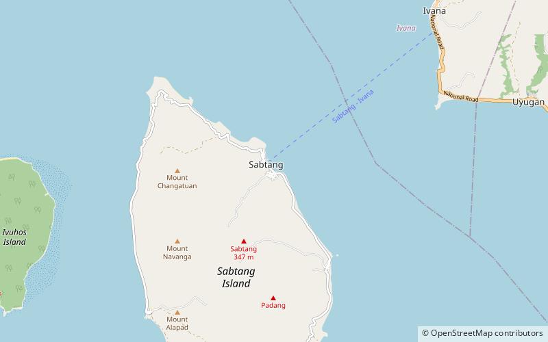 Sabtang Church location map