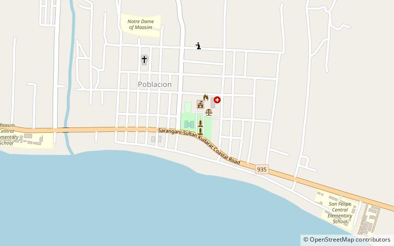 Maasim location map