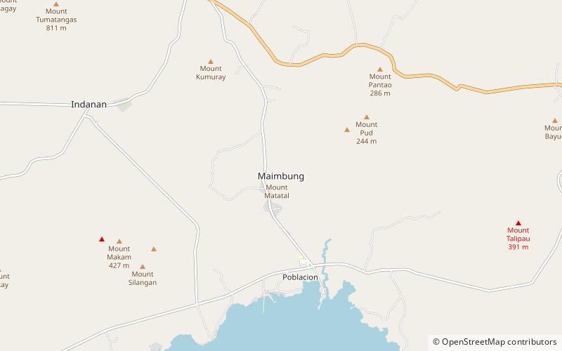 maimbung location map