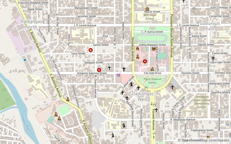 Holy Trinity College location map