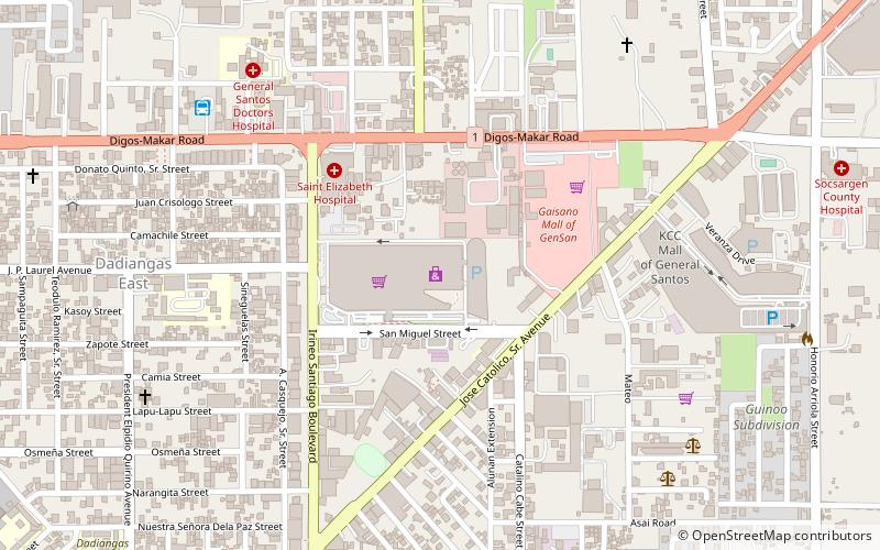SM City General Santos location map