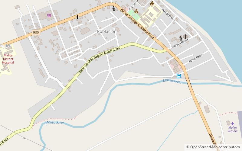 Malita location map