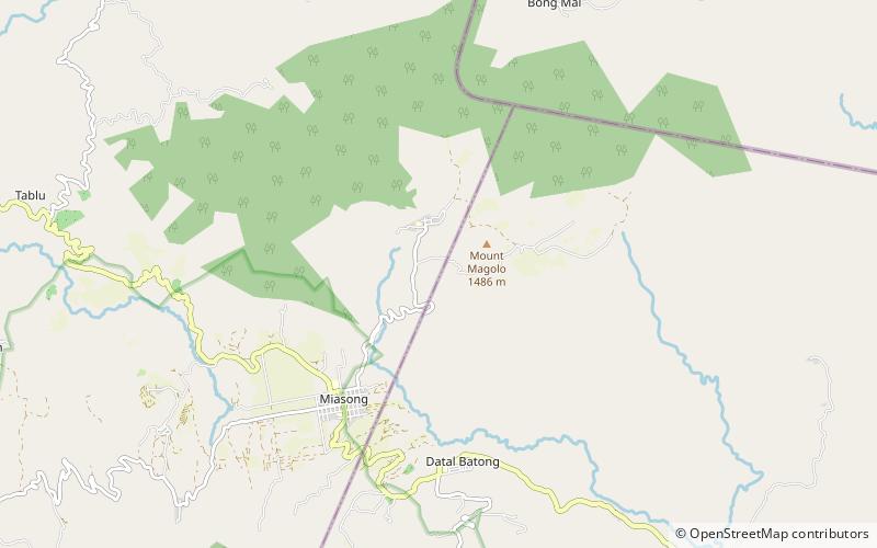 Monte Matutum location map