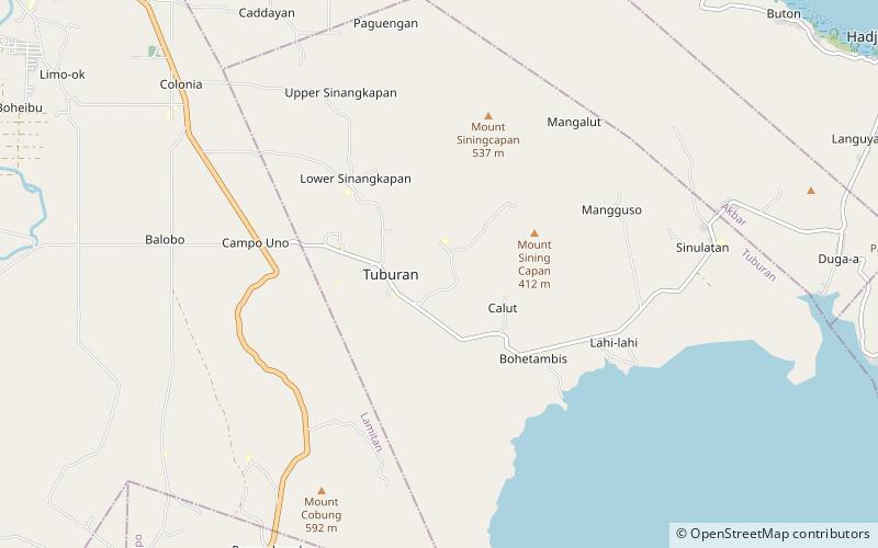 tuburan basilan location map