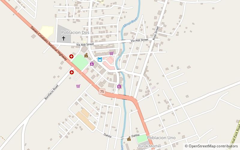 Bansalan location map
