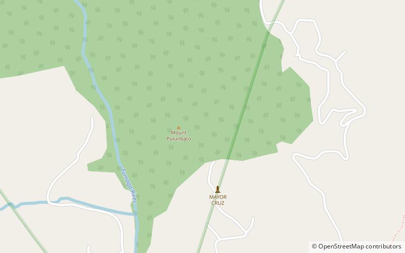 monte pulong bato parque natural pasonanca location map