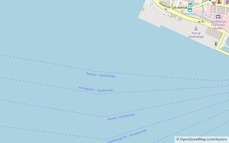 puerto de zamboanga location map
