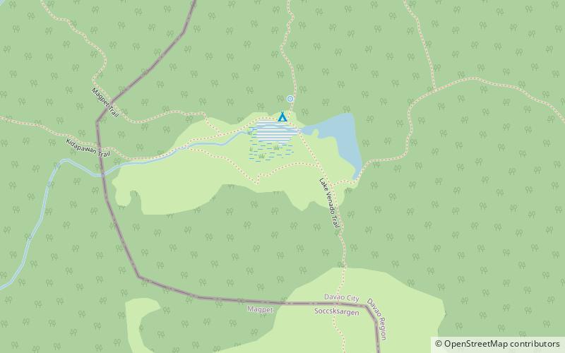 Lake Venado location map