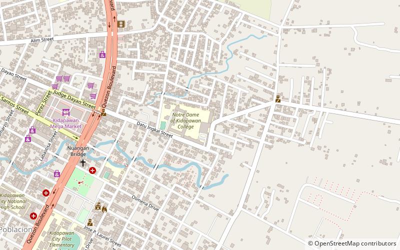 Notre Dame of Kidapawan College location map