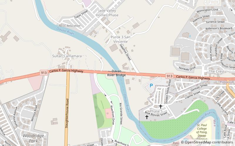 Davao River Bridge location map