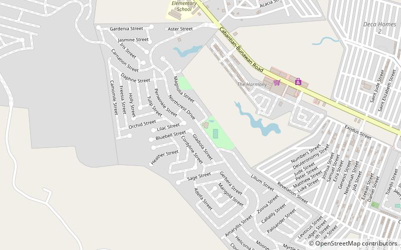 Northcrest location map