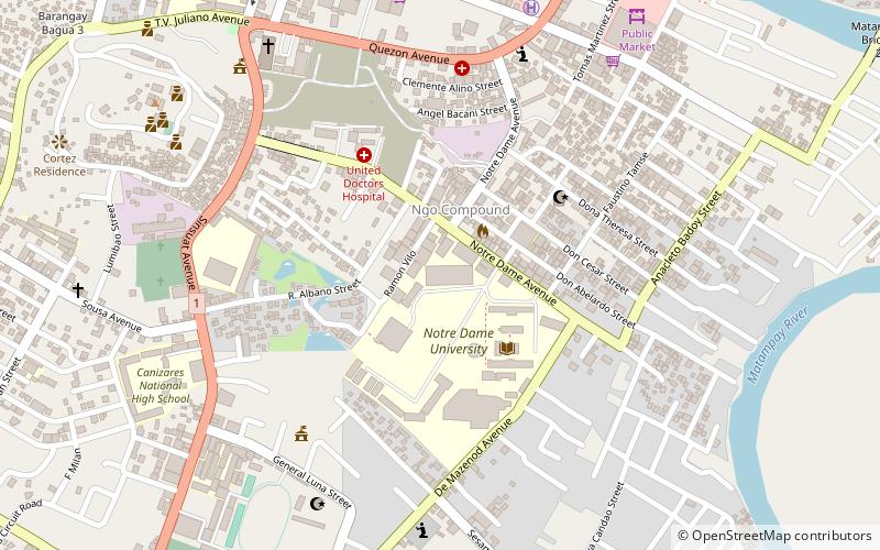 NDU - Elementary Training Department location map