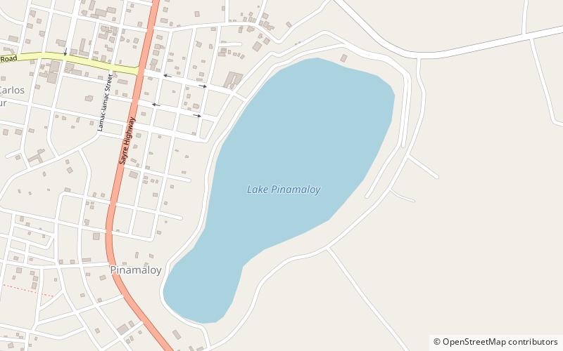 Lake Pinamaloy location map