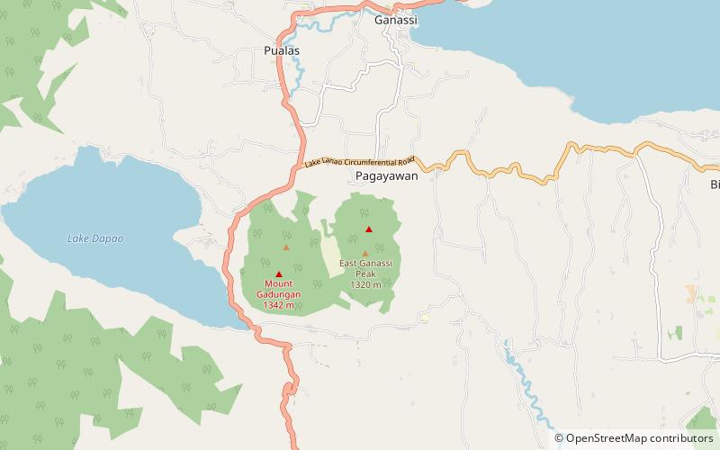 mount baya location map