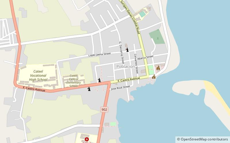 Cateel location map