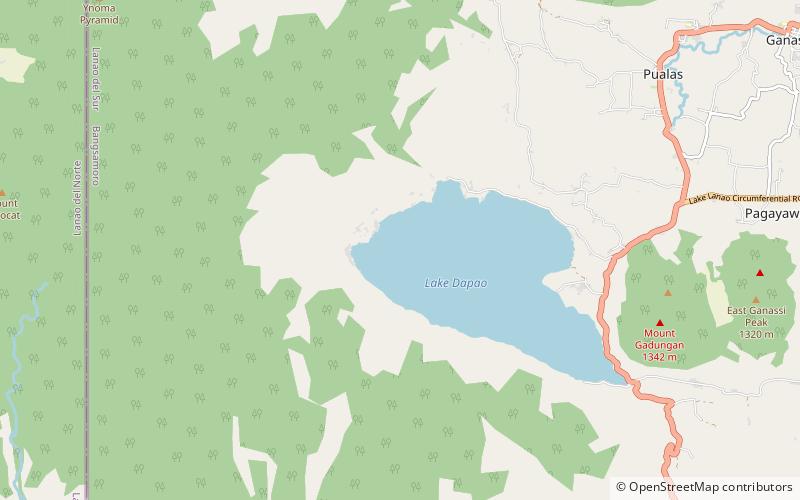 lake dapao location map