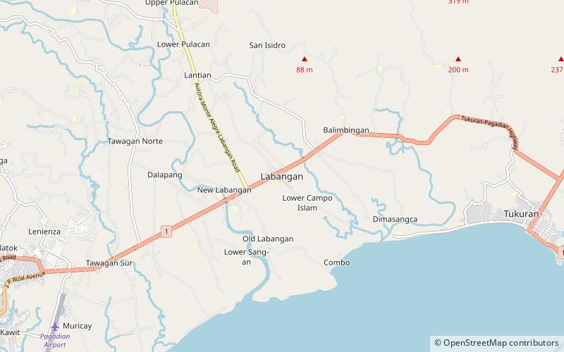 labangan location map