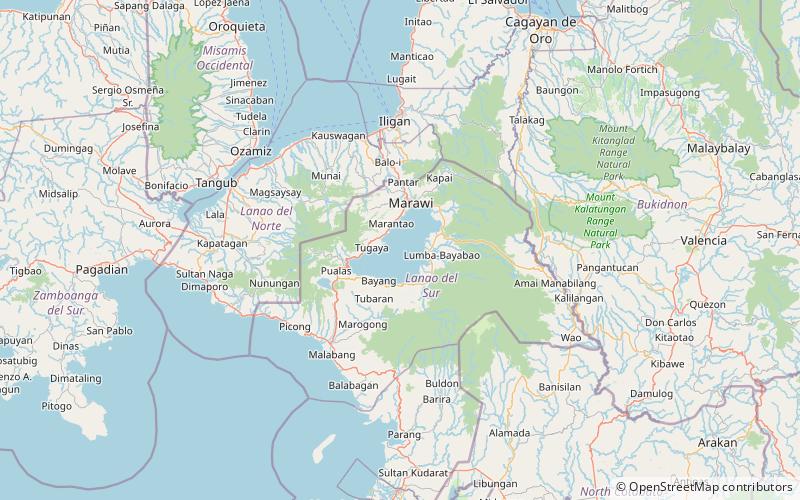 Lac Lanao location map