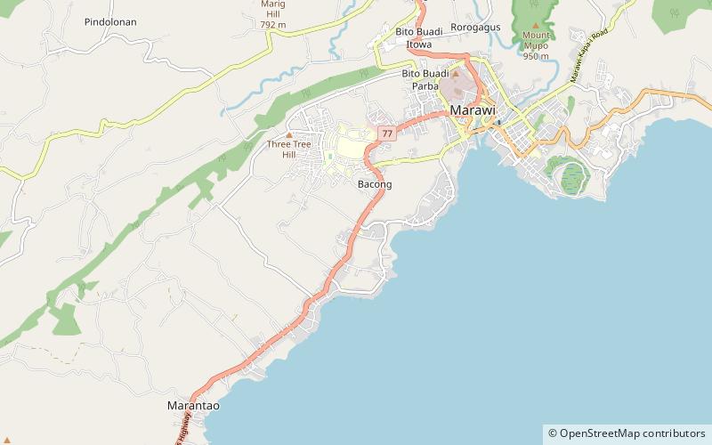 Pantuwaraya Lake National Park location map