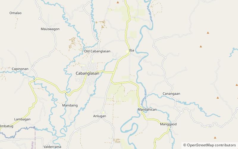 Cabanglasán location map