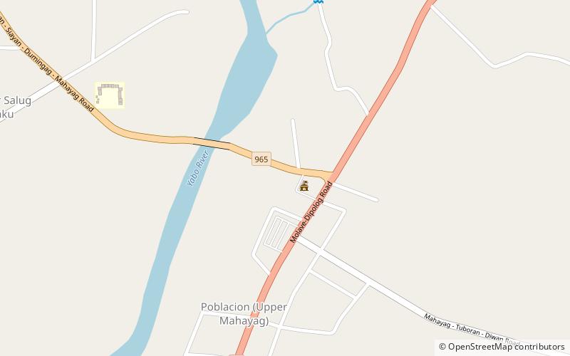 Mahayag location map